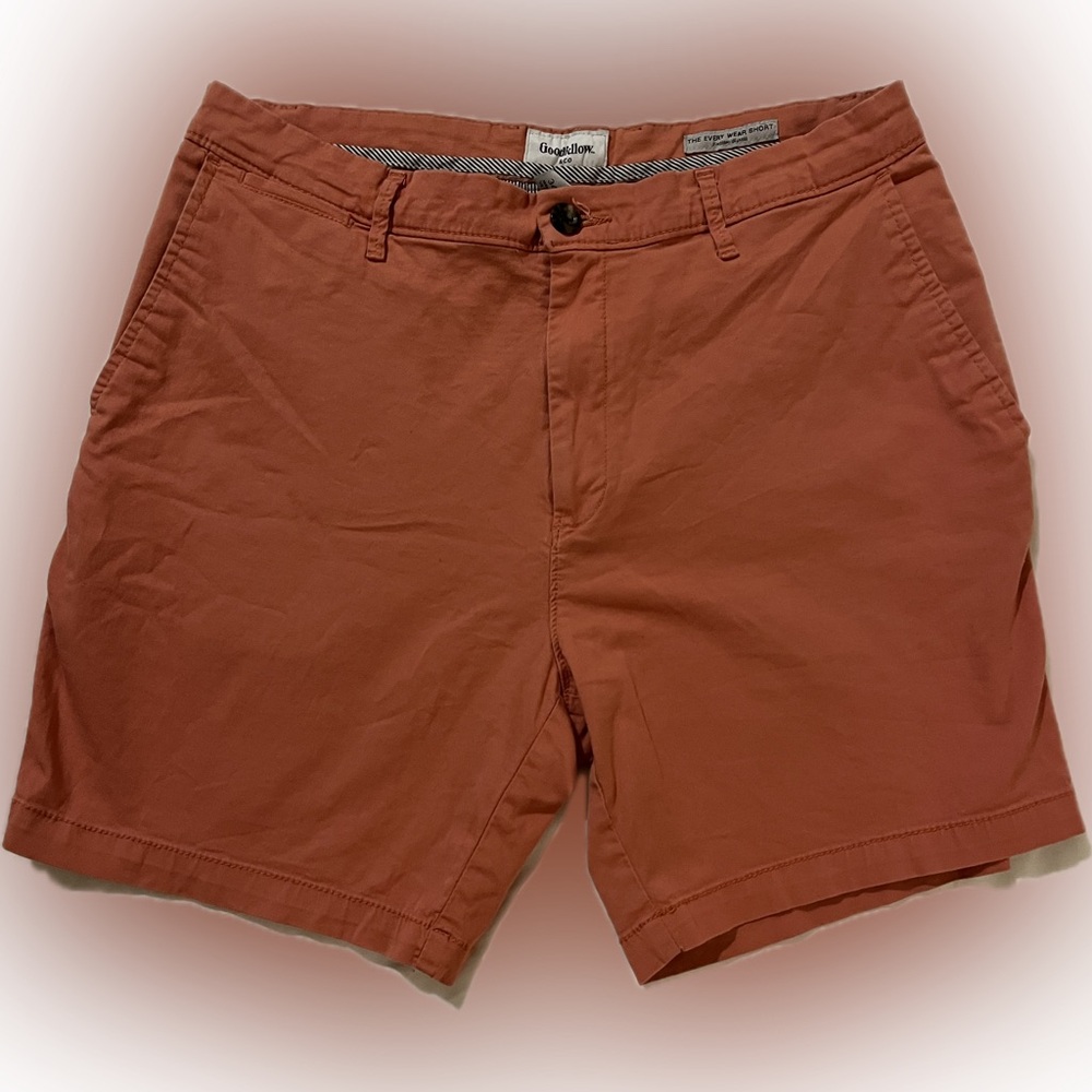 Goodfellow & Co Men's Rust Flat Front Shorts